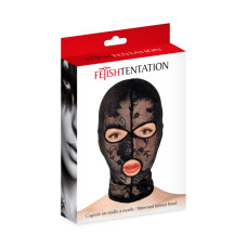 Капюшон для БДСМ Fetish Tentation Patterned fishnet hood