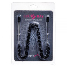 Зажимы на соски Lucky Bay Nipple play пинцет Chain Heavy Metall Черный