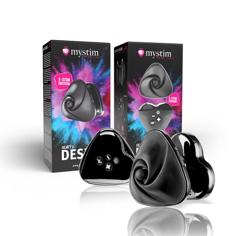 Вибратор для клитора с электростимуляцией Mystim Heart´s Desire Black Edition Вибратор для клитора с электростимуляцией Mystim Heart´s Desire Black Edition