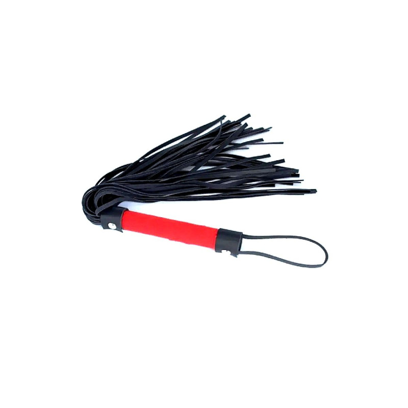 Флоггер DS Fetish Flogger black/red suave 50 см Флоггер DS Fetish Flogger black/red suave 50 см