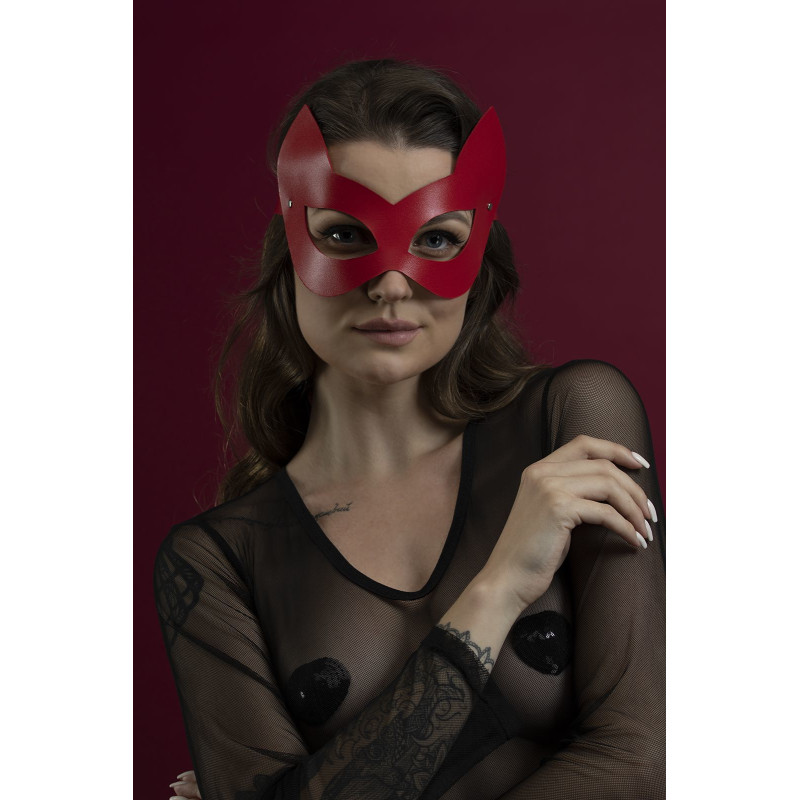 Маска кошки Feral Feelings Kitten Mask красная Маска кошки Feral Feelings Kitten Mask красная