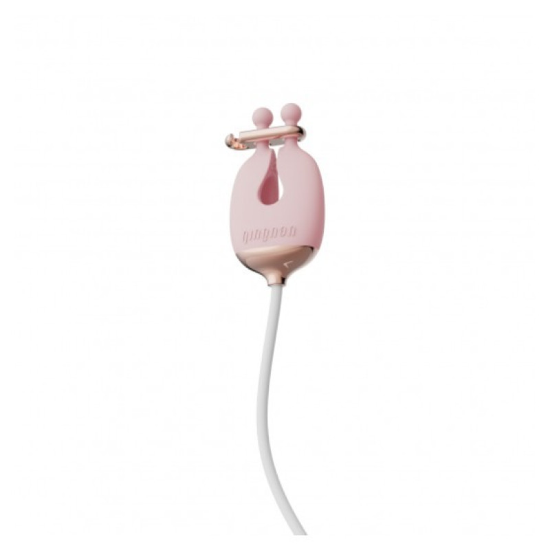 Зажимы для сосков с вибрацией Qingnan No.2 Vibrating Nipple Clamps Pink Зажимы для сосков с вибрацией Qingnan No.2 Vibrating Nipple Clamps Pink