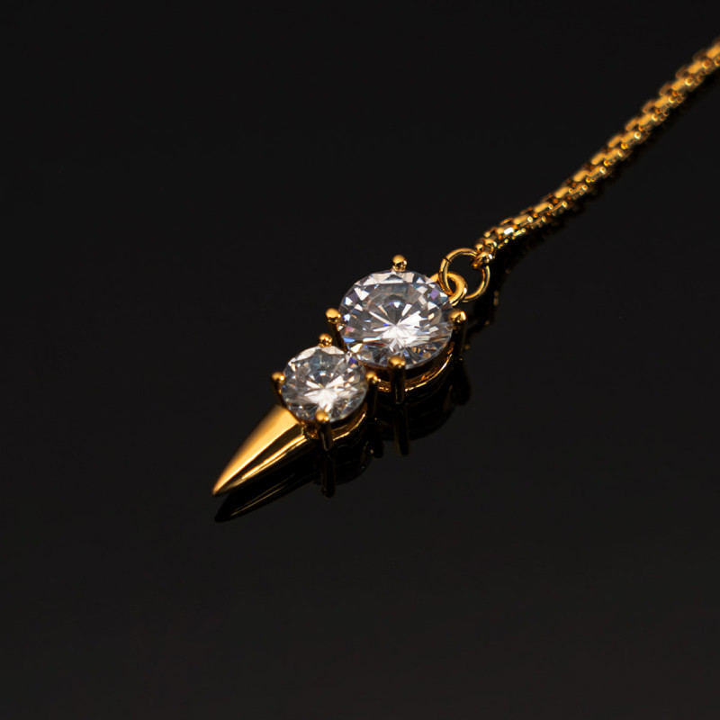 Украшения для клитора и половых губ UPKO Non-pierced Jewelry Snowman с горным хрусталем, золотистые Украшения для клитора и половых губ UPKO Non-pierced Jewelry Snowman с горным хрусталем, золотистые