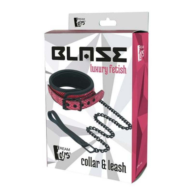 Ошейник Dreamtoys Blaze Collar & Leash Розовый Ошейник Dreamtoys Blaze Collar & Leash Розовый