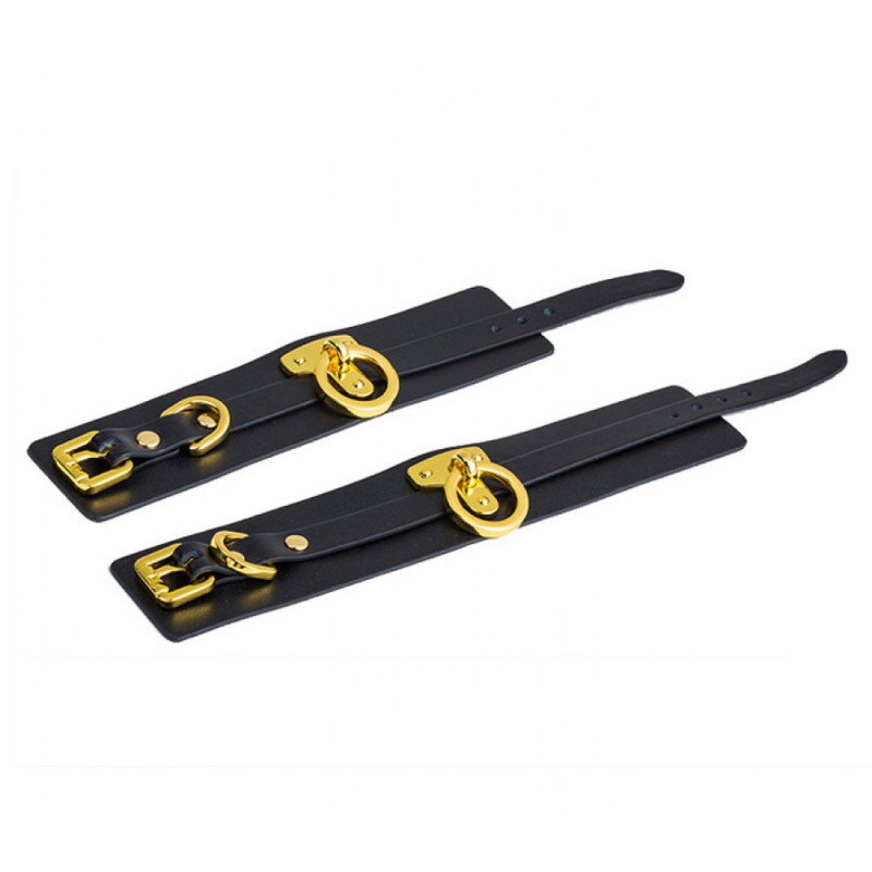 Наручники UPKO Handcuffs итальянская кожа, Черные Наручники UPKO Handcuffs итальянская кожа, Черные