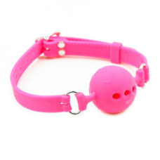 Кляп DS Fetish Mouth Silicone gag M pink