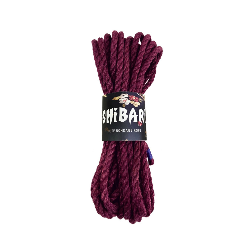 Джутовая веревка для Шибари Feral Feelings Shibari Rope, 8 м Фиолетовая Джутовая веревка для Шибари Feral Feelings Shibari Rope, 8 м Фиолетовая