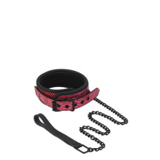 Ошейник Dreamtoys Blaze Collar & Leash Розовый
