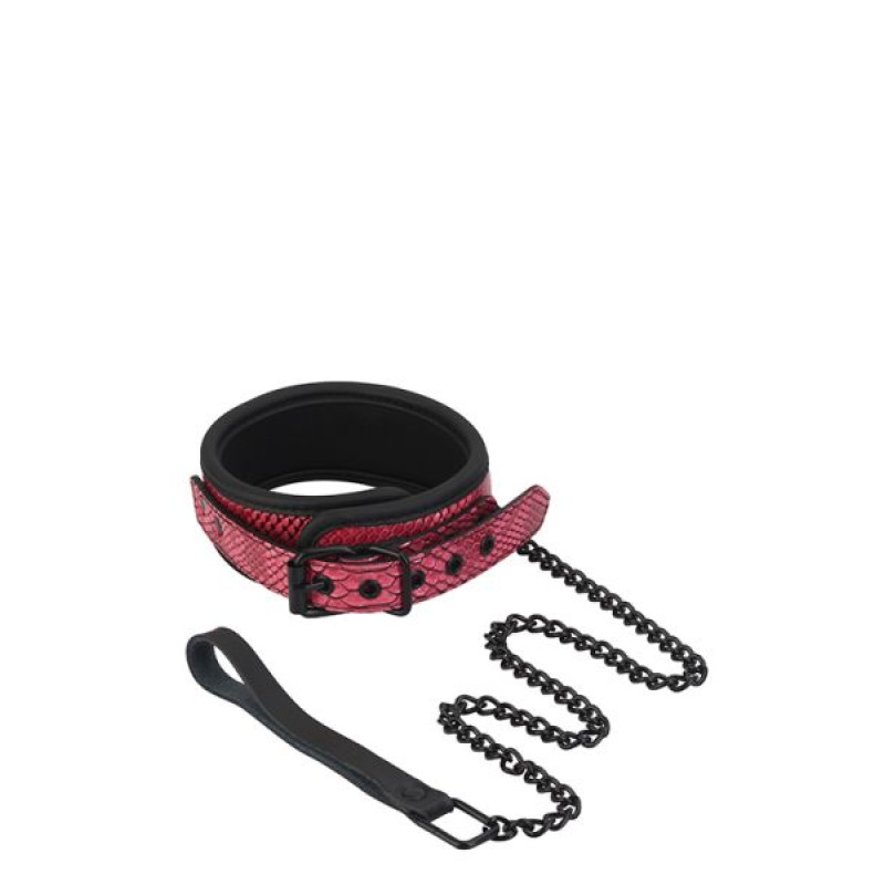Ошейник Dreamtoys Blaze Collar & Leash Розовый Ошейник Dreamtoys Blaze Collar & Leash Розовый