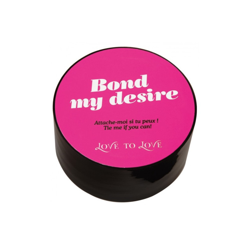 Скотч для бондажа Love To Love Bond My Desire Черный Скотч для бондажа Love To Love Bond My Desire Черный
