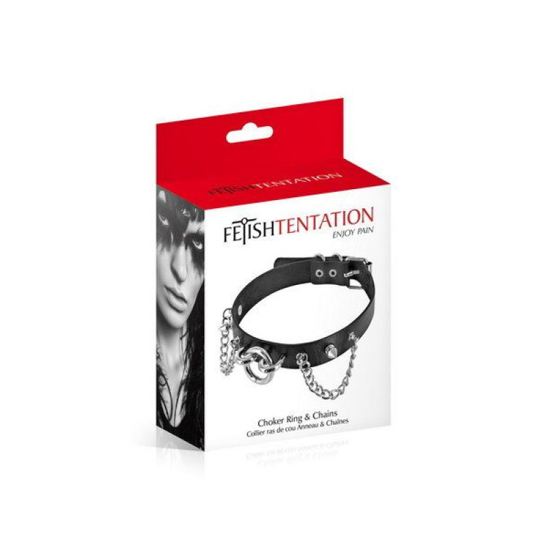 Чокер Fetish Tentation Choker Rings and Chains Чокер Fetish Tentation Choker Rings and Chains