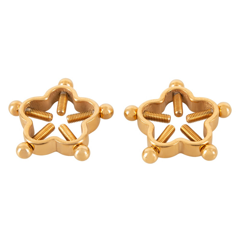 Зажимы на соски Bad Kitty Nipple Jewellery Gold Зажимы на соски Bad Kitty Nipple Jewellery Gold