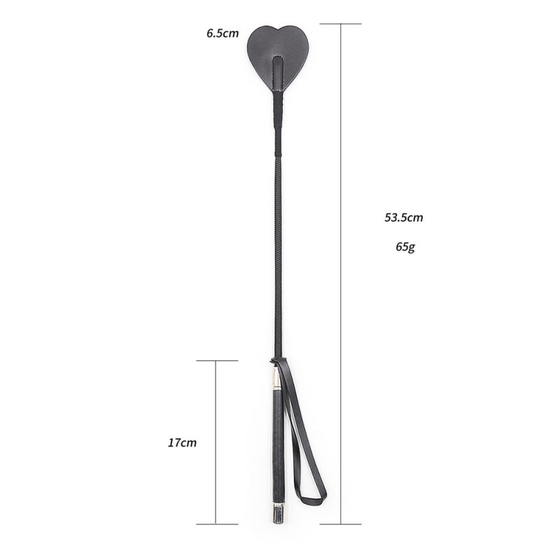 Стек серце DS Fetish Whip heart black, 51 см Стек серце DS Fetish Whip heart black, 51 см