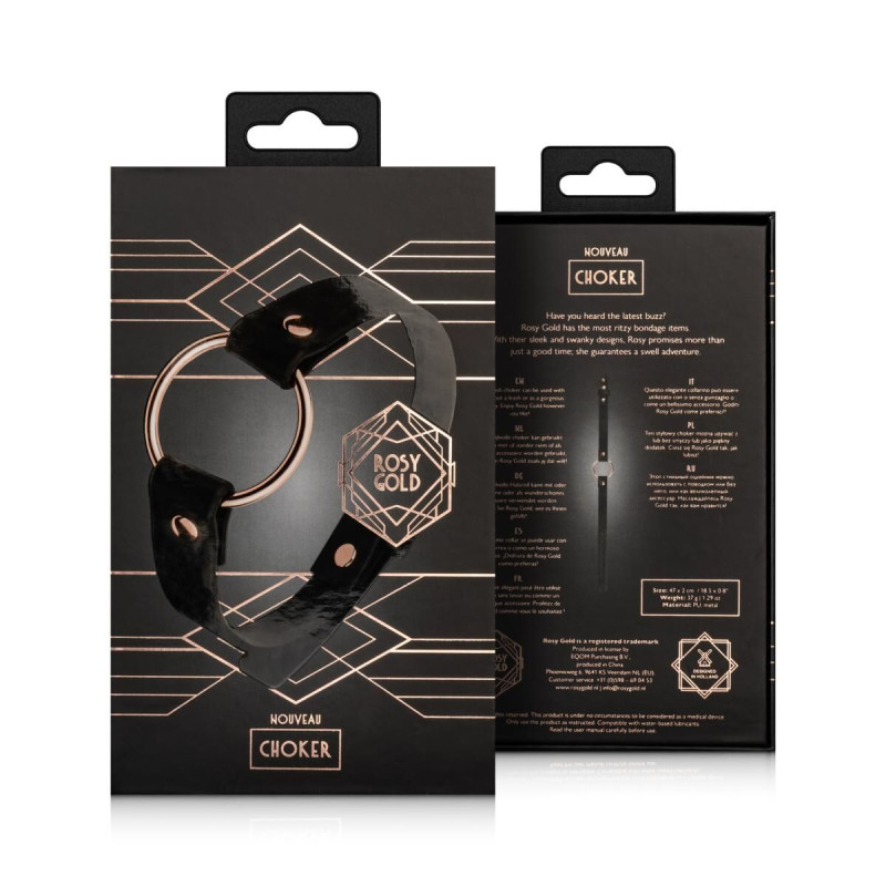 Чокер Rosy Gold - Choker - Black Чокер Rosy Gold - Choker - Black