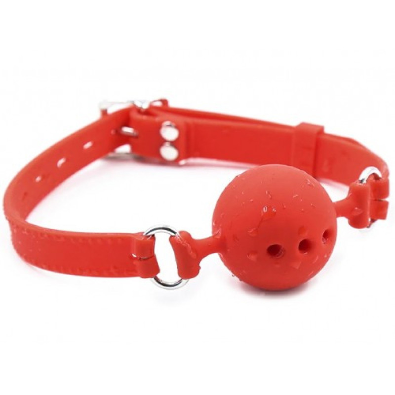 Кляп DS Fetish Mouth Silicone gag M red Кляп DS Fetish Mouth Silicone gag M red