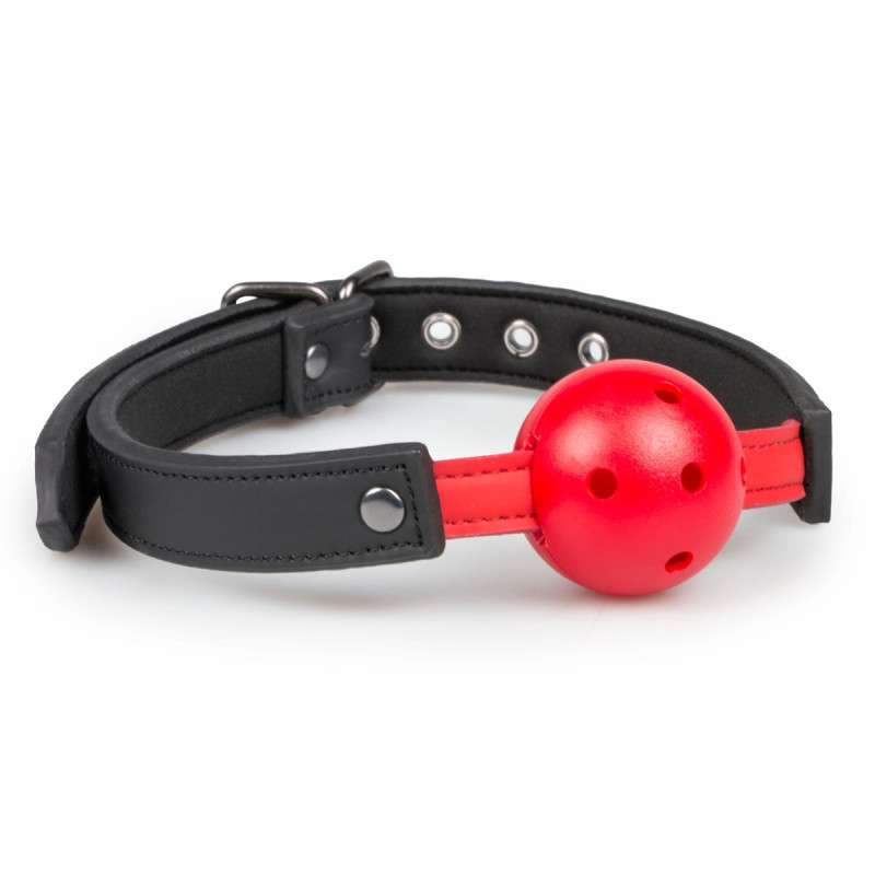 Кляп EasyToys Ball Gag With PVC Ball - Red Кляп EasyToys Ball Gag With PVC Ball - Red