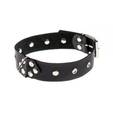 Ошейник sLash Leather Restraints Collar Черный