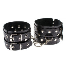 Оковы sLash Leather Double Fix Leg Cuffs Черные