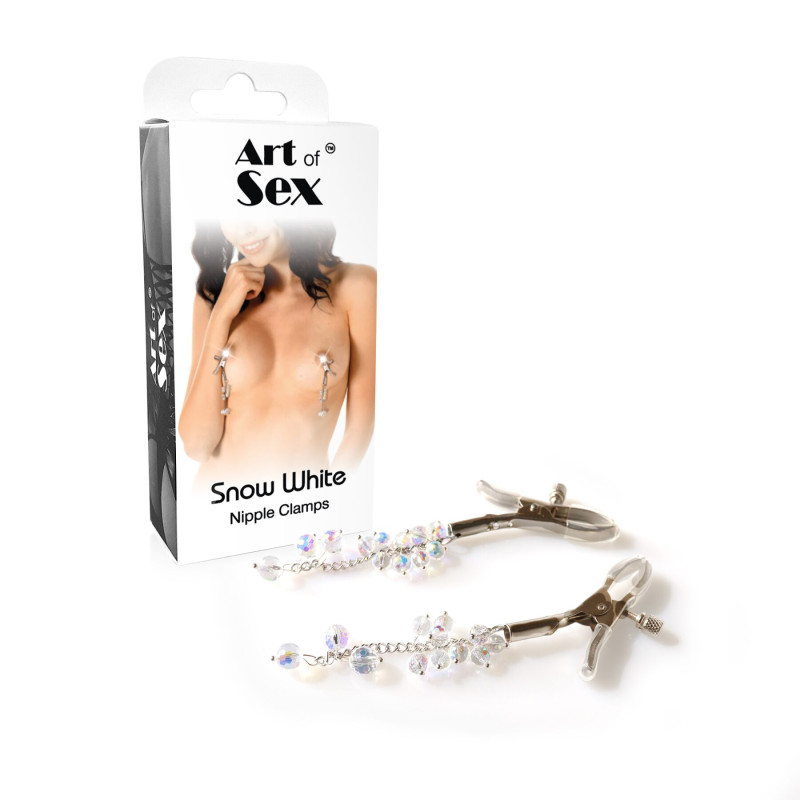 Зажимы для сосков Art of Sex Snow White Зажимы для сосков Art of Sex Snow White