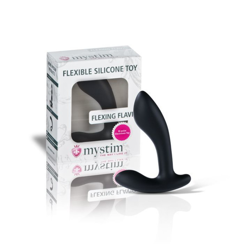 Массажер простаты Mystim Flexing Flavio с моделированием формы для электростимулятора Массажер простаты Mystim Flexing Flavio с моделированием формы для электростимулятора