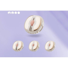 Зажимы на соски с вибрацией и пультом управления Qingnan No.3 Розовые