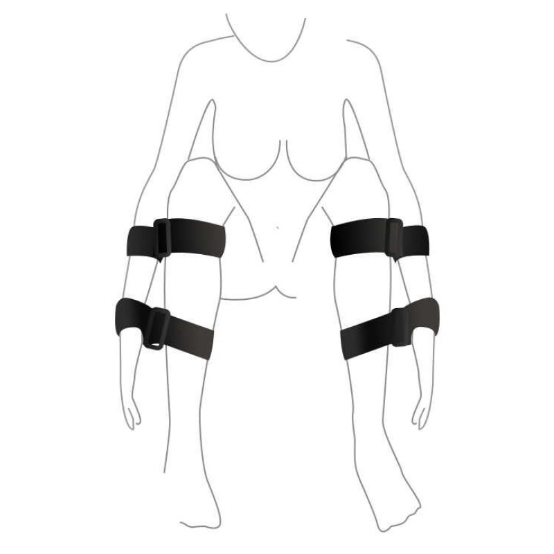 Набор для фиксации Art of Sex BDSM Hands to feet Simple Набор для фиксации Art of Sex BDSM Hands to feet Simple