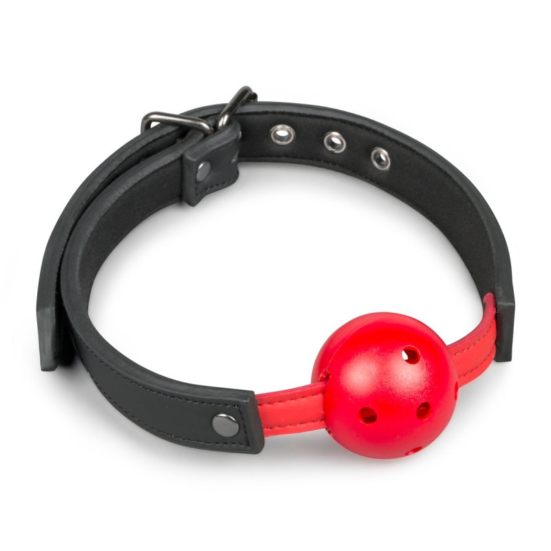 Кляп EasyToys Ball Gag With PVC Ball - Red Кляп EasyToys Ball Gag With PVC Ball - Red