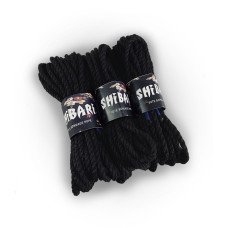 Джутовая веревка для Шибари Feral Feelings Shibari Rope, 8 м Черная