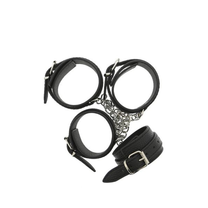 Наручники та кайдани Dreamtoys Blaze Hog Tie Cuff Set Наручники та кайдани Dreamtoys Blaze Hog Tie Cuff Set