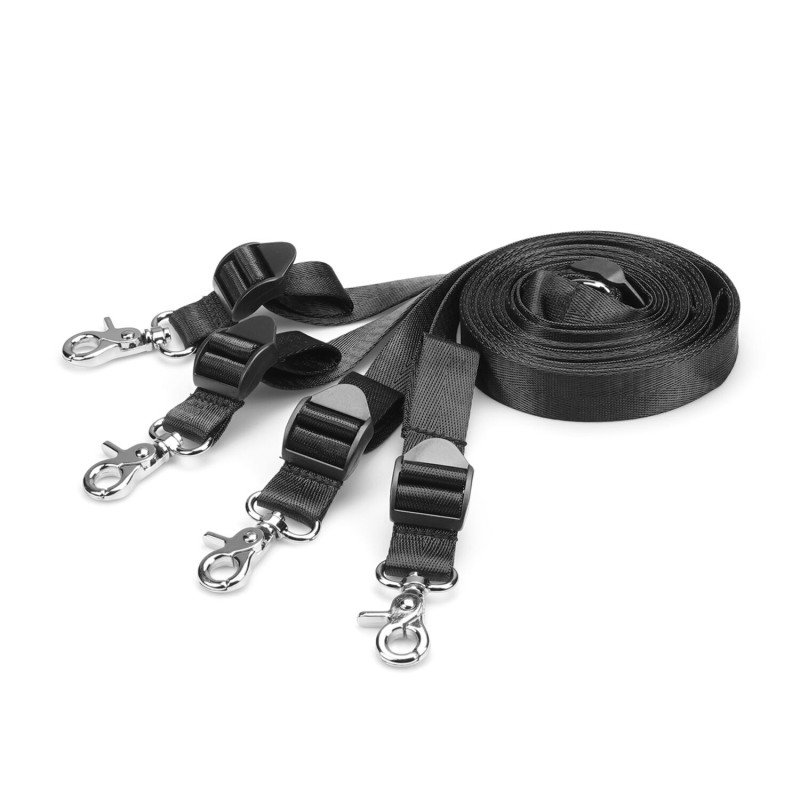 Набор для фиксации на кровати Liebe Seele Temptation Underbed Mattress Restraint Kit + маска Набор для фиксации на кровати Liebe Seele Temptation Underbed Mattress Restraint Kit + маска