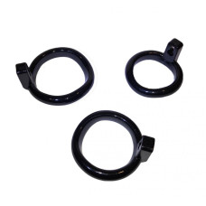 Пояс верности с тремя кольцами Loveshop Runye Chastity cage черный