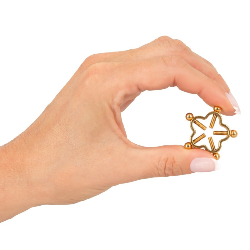 Зажимы на соски Bad Kitty Nipple Jewellery Gold Зажимы на соски Bad Kitty Nipple Jewellery Gold