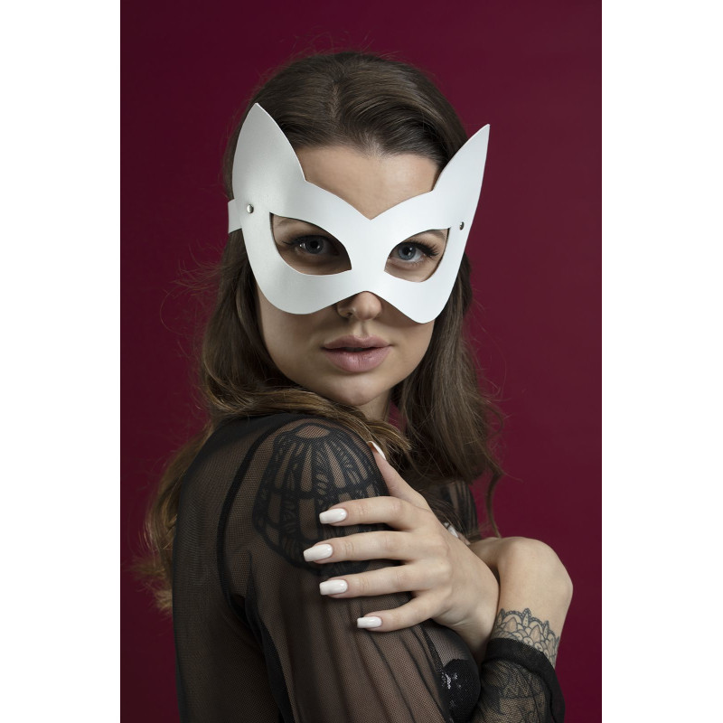 Маска кошки Feral Feelings Kitten Mask белая Маска кошки Feral Feelings Kitten Mask белая