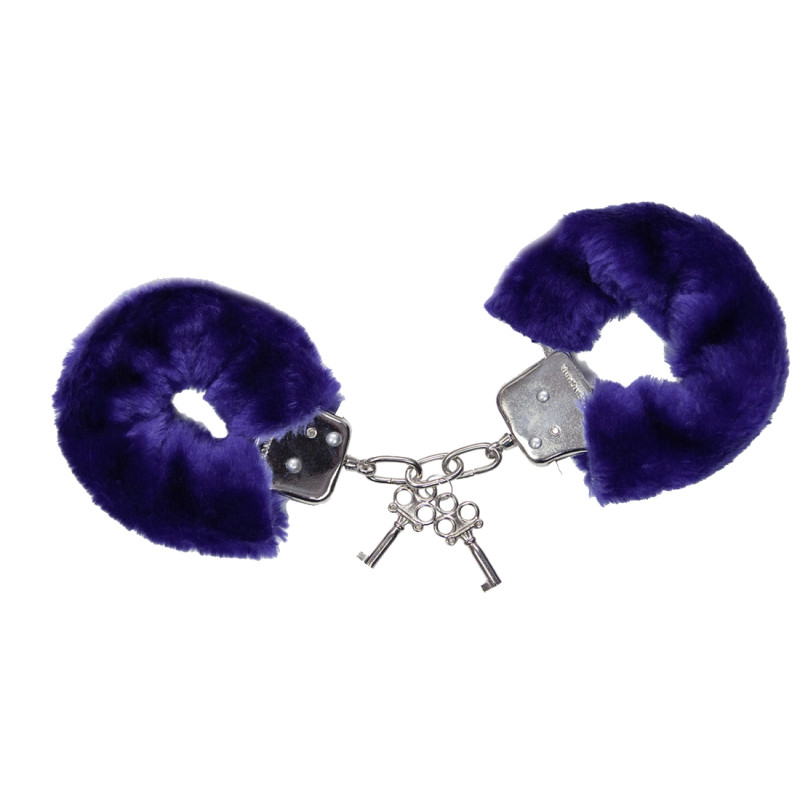 Наручники You2Toys з хутром Сині