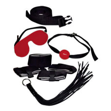 Бондажи/фиксаторы Bad Kitty Fessel-Set 8-teilig Черные/Красные