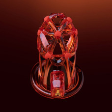 Мужской пояс верности UPKO Caged Beast Male Chastity Device Kit Оранжевый