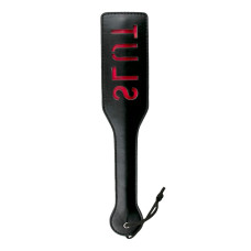 Паддл с надписью Slut от EasyToys, черный с красным, 33 см