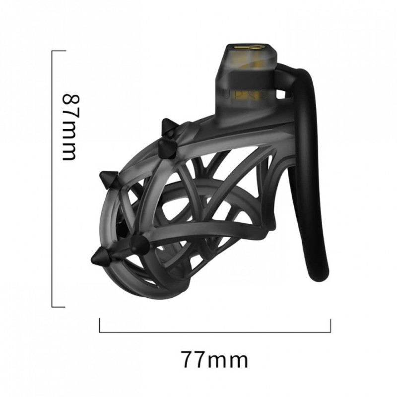 Мужской пояс верности UPKO Caged Beast Male Chastity Device Kit Оранжевый