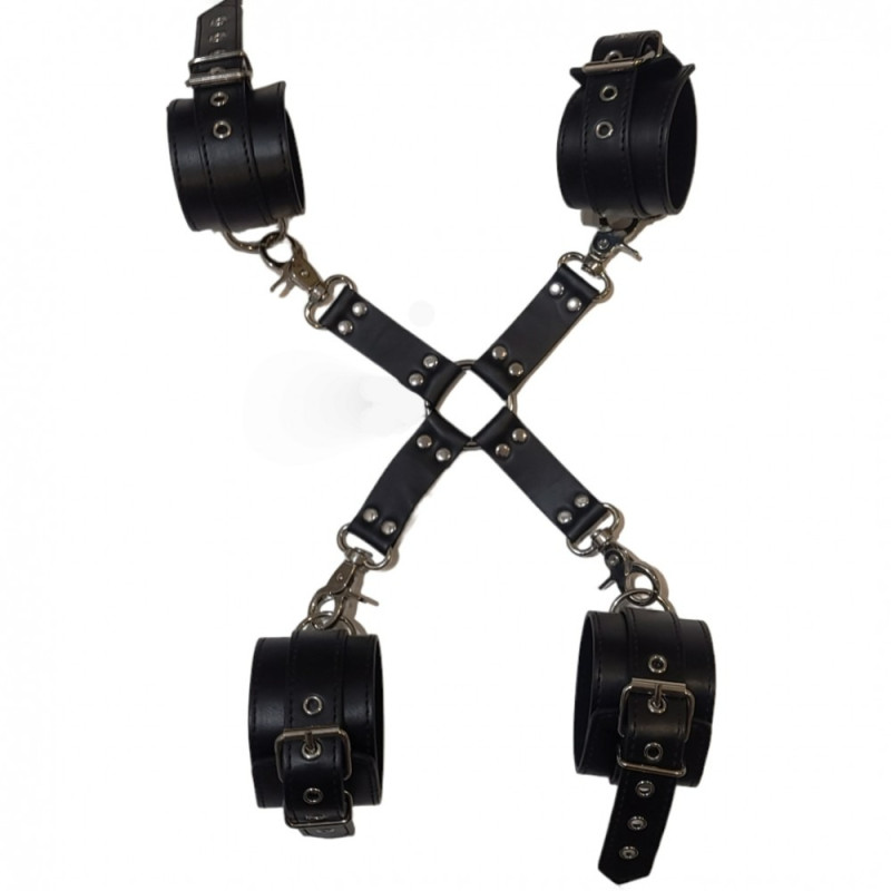 Система фиксации DS Fetish Hogtie (thick hook) Черная Система фиксации DS Fetish Hogtie (thick hook) Черная