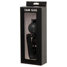 Кляп DS Fetish в виде пластикового шарика с вентиляционными отверстиями