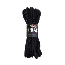 Джутовая веревка для Шибари Feral Feelings Shibari Rope, 8 м Черная