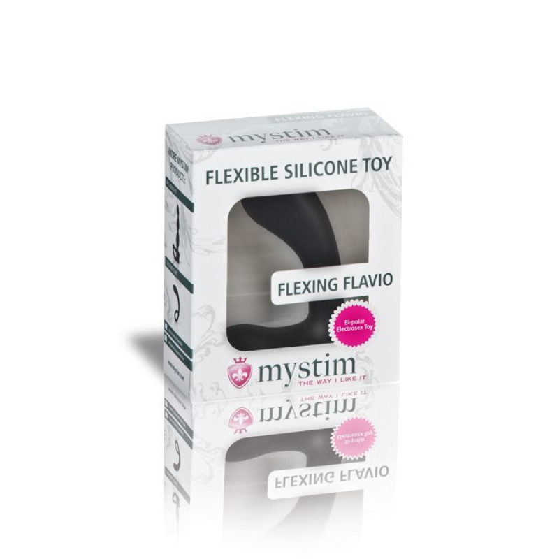 Массажер простаты Mystim Flexing Flavio с моделированием формы для электростимулятора Массажер простаты Mystim Flexing Flavio с моделированием формы для электростимулятора