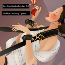 Бандажный набор фиксаторов для тела со съемными наручниками.