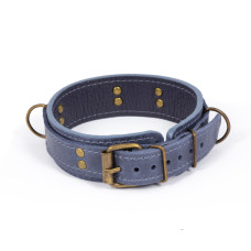 Премиум ошейник LOVECRAFT размер S голубой