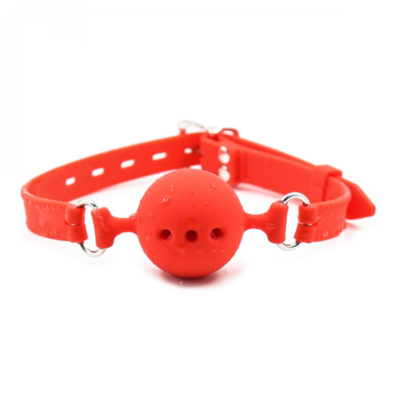 Кляп DS Fetish Mouth Silicone gag M red Кляп DS Fetish Mouth Silicone gag M red