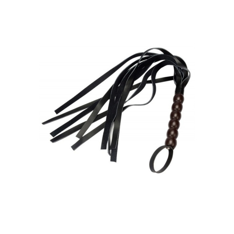 Флоггер DS Fetish Flogger L black ball 58 см Флоггер DS Fetish Flogger L black ball 58 см