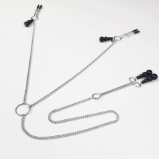 Зажимы для сосков и клитора Art of Sex Nipple and clit clamps Black Pearl