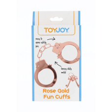 Наручники металлические Toy Joy Metal Handcuffs Rose Gold