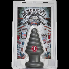 Анальная пробка для фистинга Doc Johnson American Bombshell Destroyer Gun Metal, диаметр 10,7см