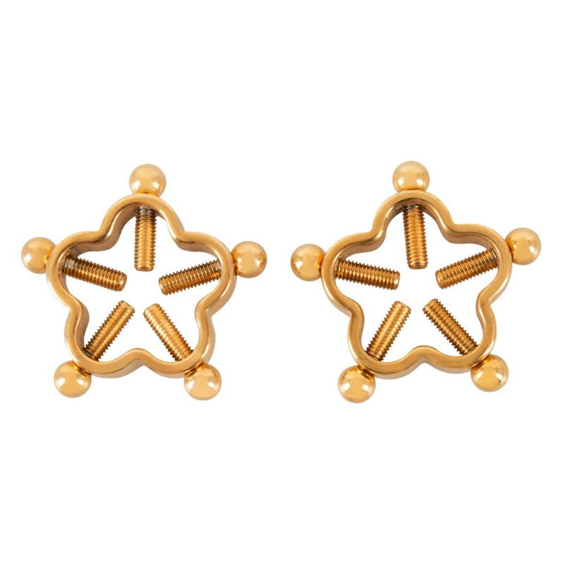 Зажимы на соски Bad Kitty Nipple Jewellery Gold Зажимы на соски Bad Kitty Nipple Jewellery Gold